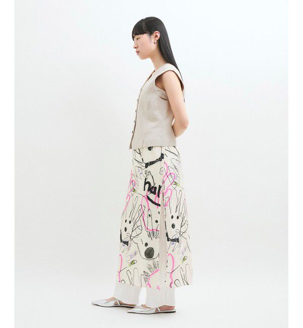 ADAM ET ROPE'「リネンMIXショートジレ」|ベスト・ジレ|