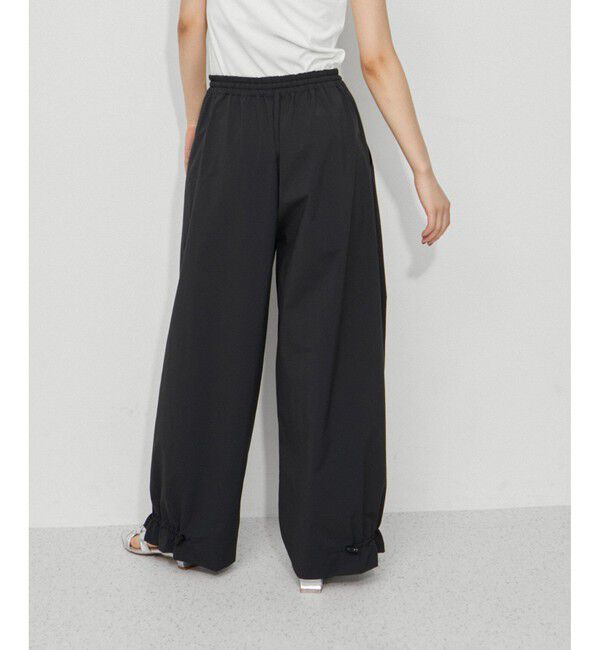 ADAM ET ROPE'「【新色追加】・【撥水】ウエストタックイージーパンツ」|チノ|