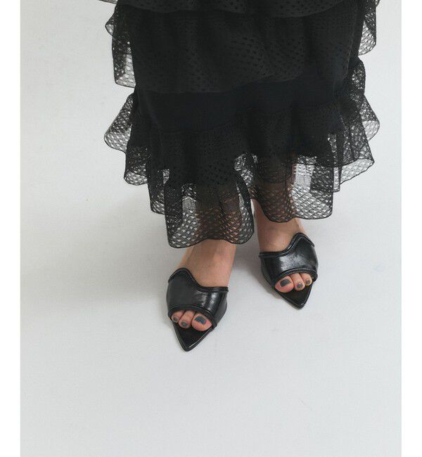 ADAM ET ROPE'「シアーフリルスカート」|スカート|