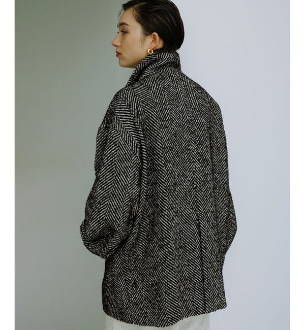 ADAM ET ROPE'「【WEB限定】スタンドカラーウールミドルコート」|その他|