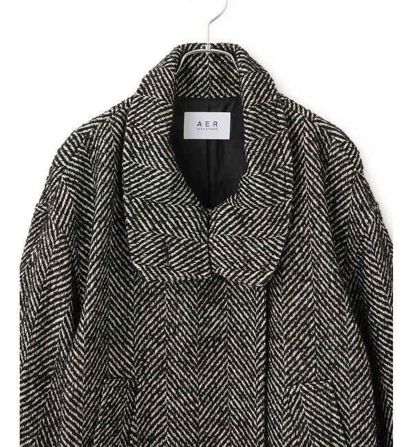 ADAM ET ROPE'「【WEB限定】スタンドカラーウールミドルコート」|その他|