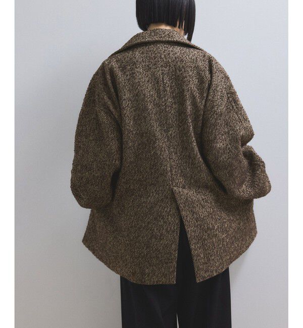 ADAM ET ROPE'「【WEB限定】スタンドカラーウールミドルコート」|その他|