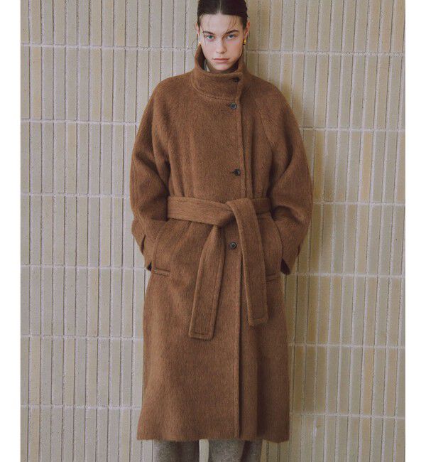 ADAM ET ROPE'「スタンドカラーマキシコート」|その他|