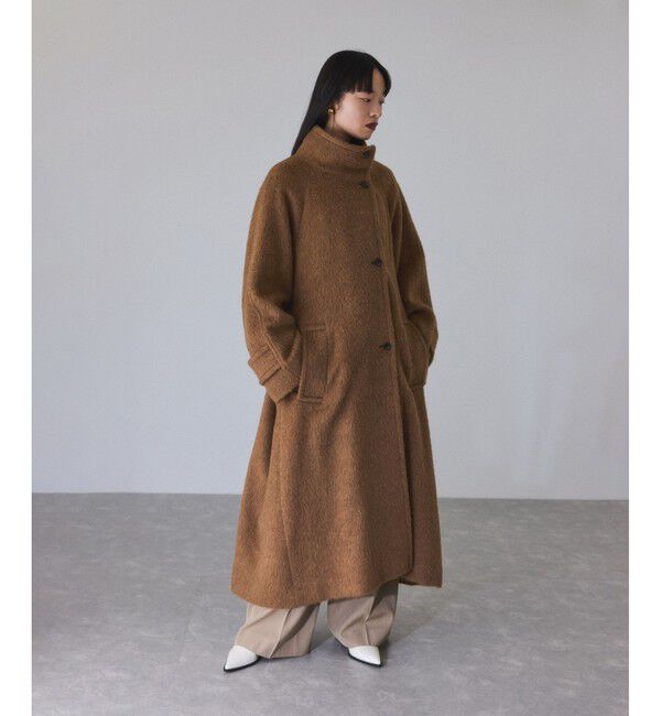 ADAM ET ROPE'「スタンドカラーマキシコート」|その他|