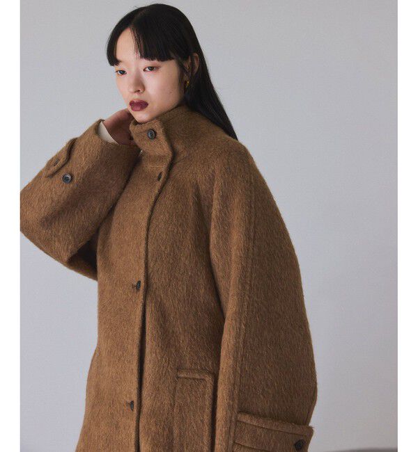 ADAM ET ROPE'「スタンドカラーマキシコート」|その他|