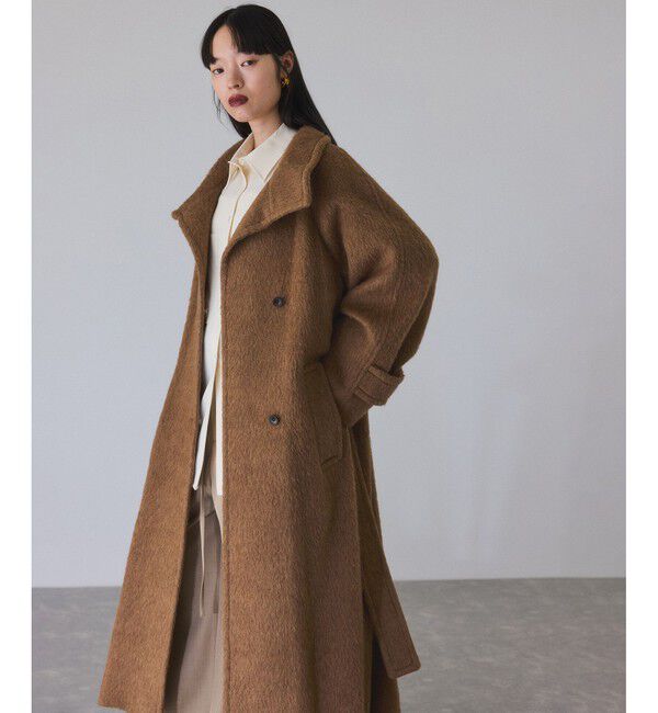 ADAM ET ROPE'「スタンドカラーマキシコート」|その他|