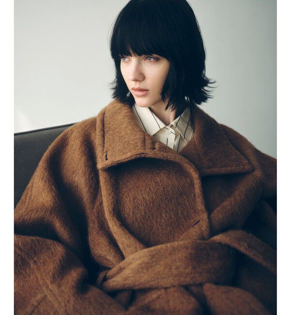 ADAM ET ROPE'「スタンドカラーマキシコート」|その他|