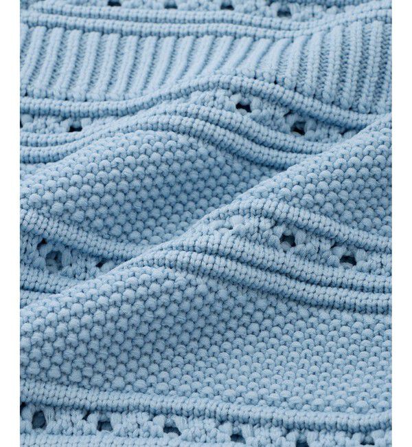 ADAM ET ROPE'「【WEB限定】mixパターンニットカーディガン」|カーディガン|