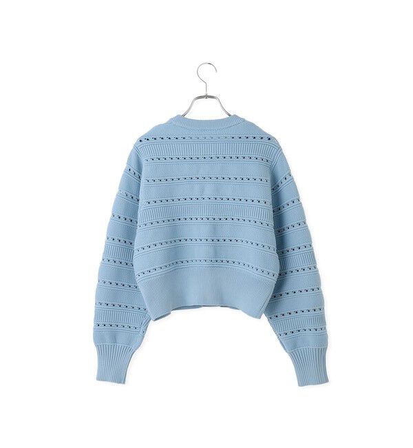 ADAM ET ROPE'「【WEB限定】mixパターンニットカーディガン」|カーディガン|