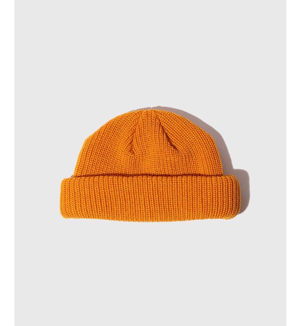 ADAM ET ROPE'「【KIJIMA TAKAYUKI/キジマ タカユキ】KNIT DECK CAP」|ニット帽|オレンジ(70)