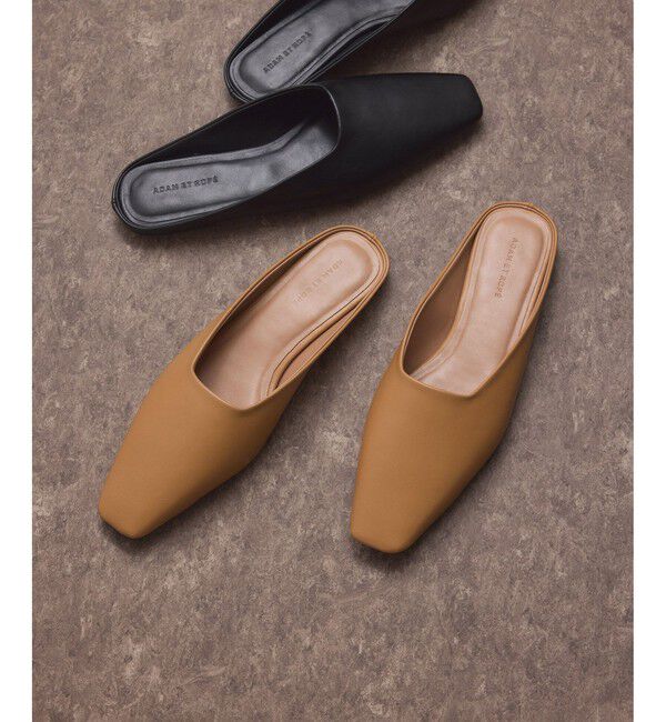 ADAM ET ROPE'「フラットミュール」|サンダル|ベージュ(27)