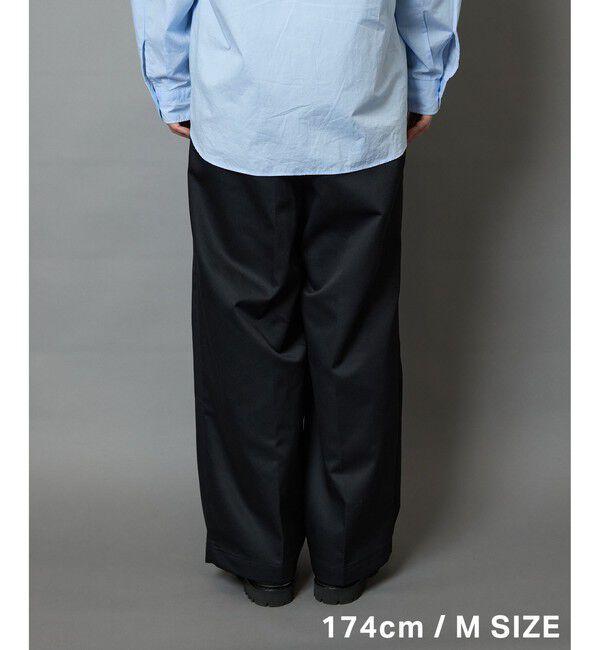 ADAM ET ROPE'「【WEB限定】2タック ワイドルーズ ドカンパンツ / バリエーション バギーパンツ / チノ / ユニセックス」|チノ|