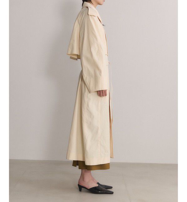 ADAM ET ROPE'「【EMOELLE】タスランナイロントレンチコート」|トレンチコート|