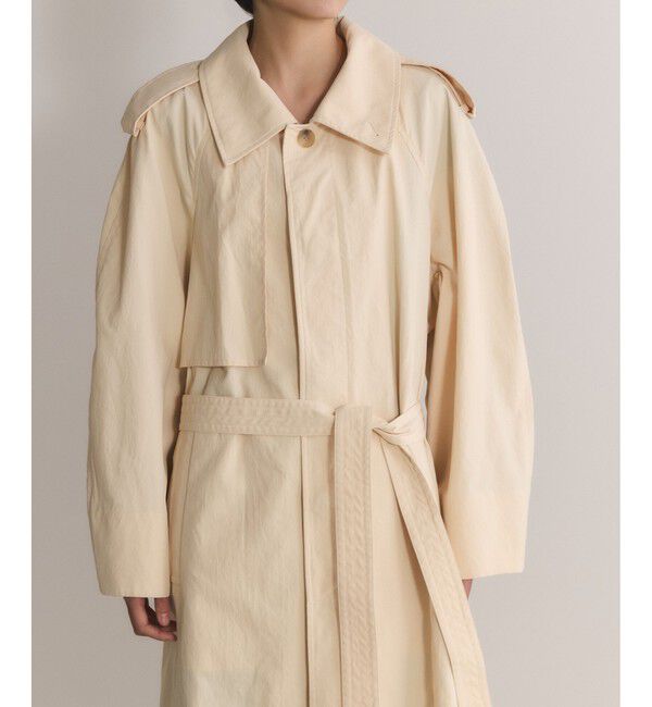 ADAM ET ROPE'「【EMOELLE】タスランナイロントレンチコート」|トレンチコート|
