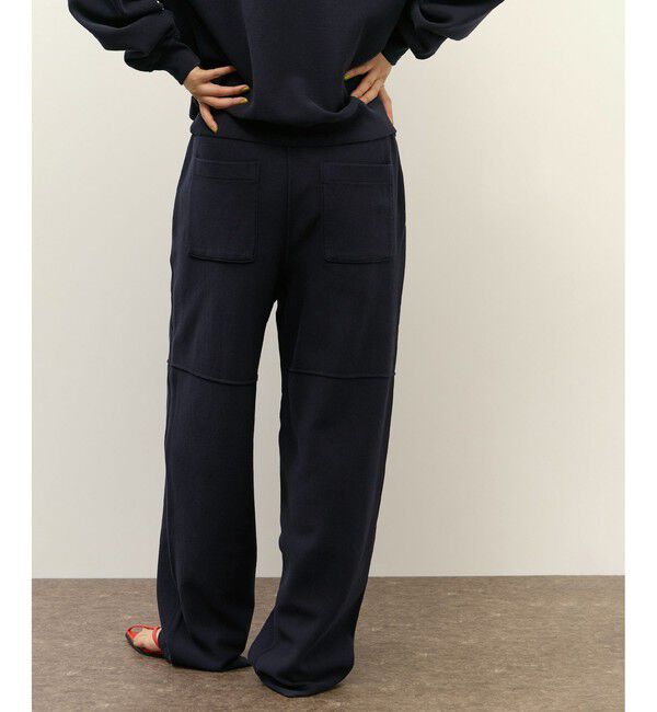 ADAM ET ROPE'「【Champion for ADAM ET ROPE'】別注 SWEAT WIDE PANTS」|チノ|