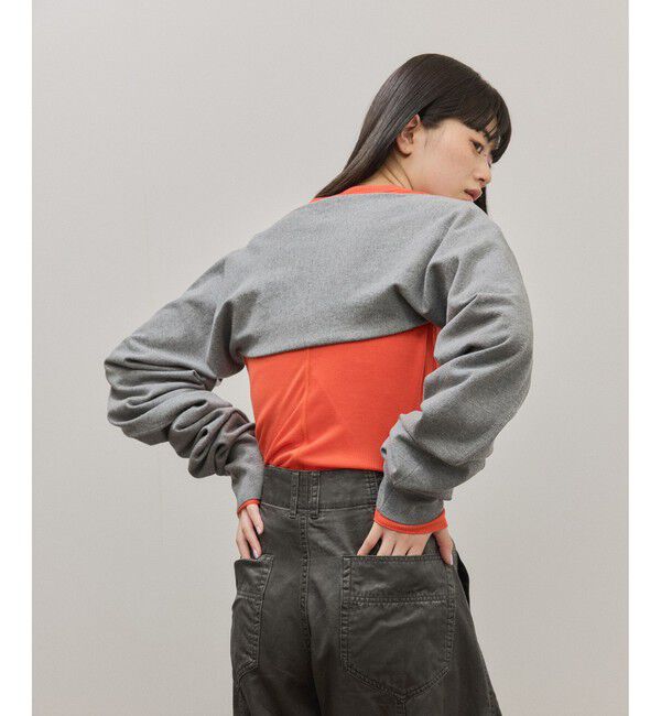 ADAM ET ROPE'「ボレロニットビスチェ」|ベスト・ジレ|