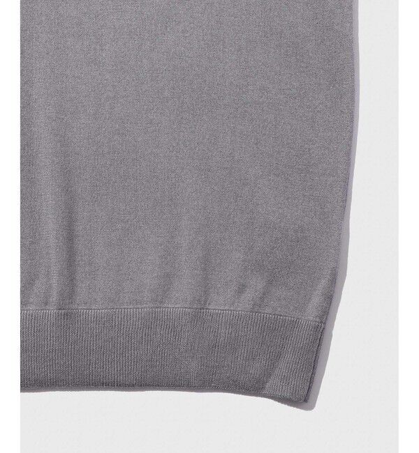 ADAM ET ROPE'「カシミヤシルク ニット Tシャツ / ロングシーズン着用可能」|Tシャツ・カットソー|