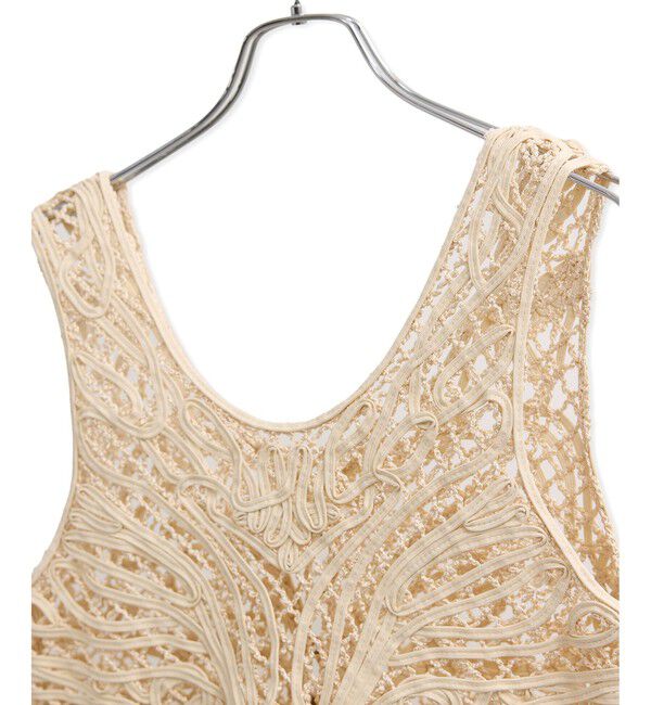 ADAM ET ROPE'「コードレースタンクジレ」|ベスト・ジレ|