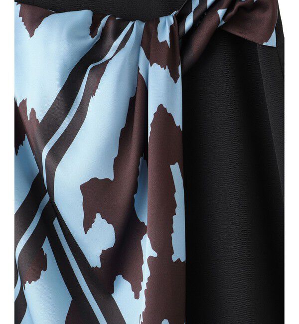 ADAM ET ROPE'「ツイストコンビスカート」|スカート|