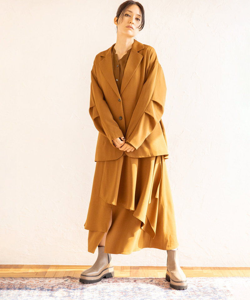  「タックスリーブテーラードジャケット」|テーラードジャケット|