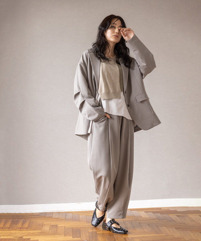  「タックスリーブテーラードジャケット」|テーラードジャケット|
