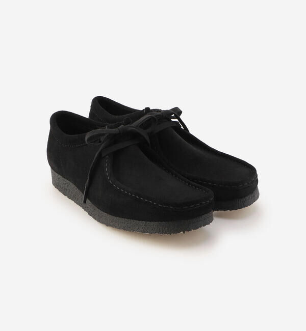  「Clarks | WALLABEE BLACK SUEDE MEN」|ビジネス・ドレスシューズ|BLACK