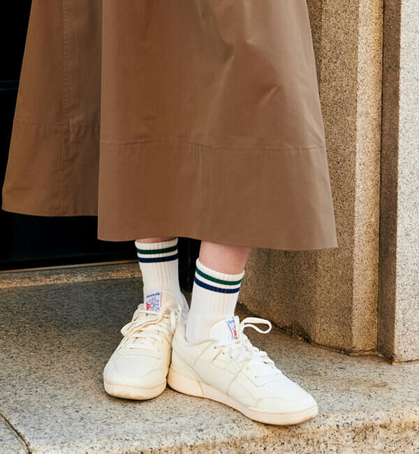 GYMPHLEX「Gymphlex | パイル カラーラインソックス WOMEN」|ソックス|