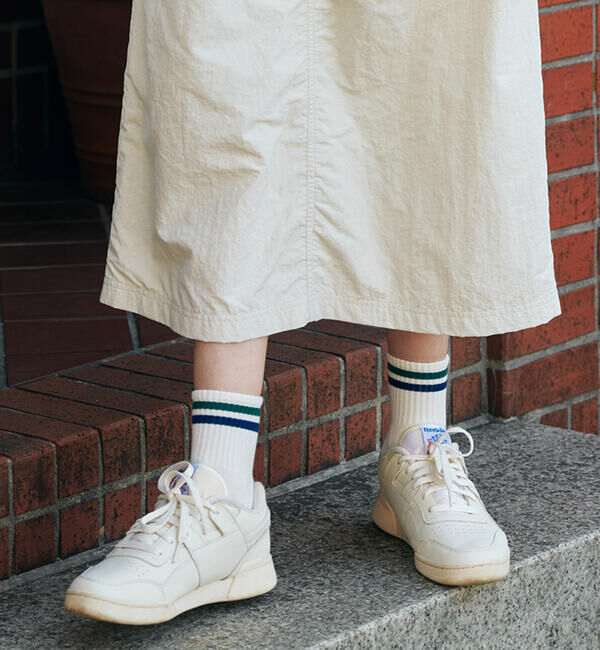 GYMPHLEX「Gymphlex | パイル カラーラインソックス WOMEN」|ソックス|