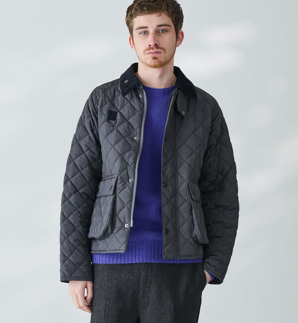  「Barbour | 〈別注〉BLYTH キルティングジャケット MEN」|ブルゾン・スタジャン|GREY