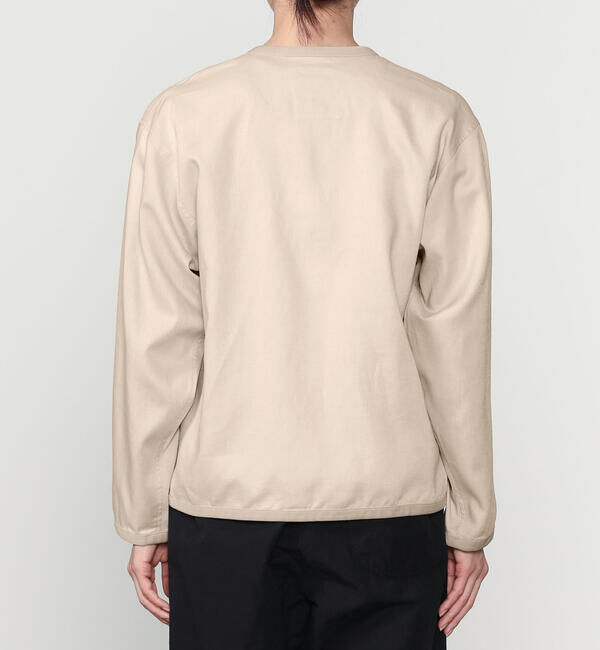 DANTON「DANTON | リネンポリエステル シャツカーディガン WOMEN」|シャツ・ブラウス|