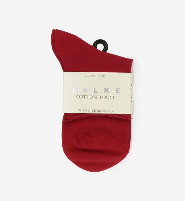 FALKE 「FALKE | 47106 COTTON TOUCH SHORT SOCKS WOMEN」|ソックス|RED