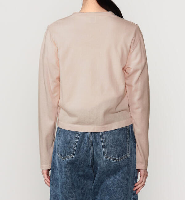 ORCIVAL「ORCIVAL | コットンナイロン シースルー 長袖クルーネックカーディガン WOMEN」|カーディガン|