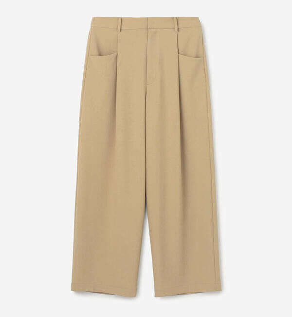 GYMPHLEX「Gymphlex | タック ワイドイージーパンツ MEN」|チノ|