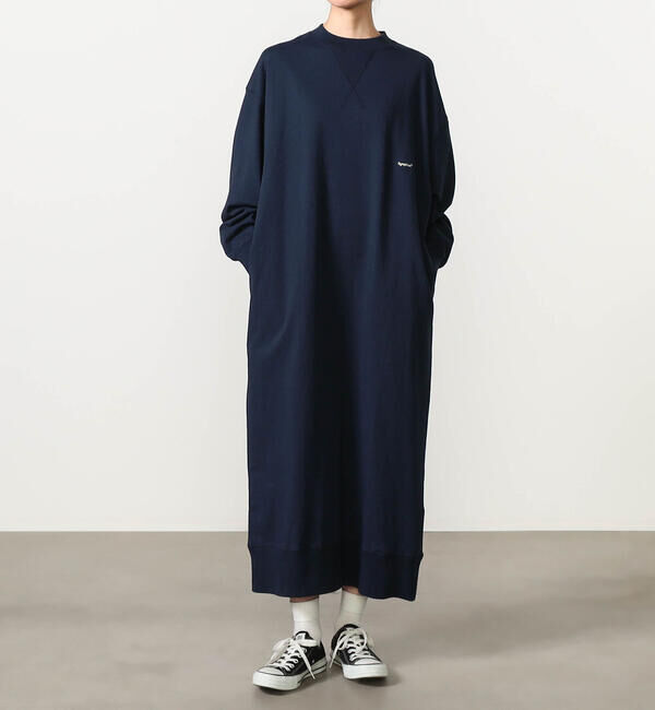 GYMPHLEX「Gymphlex | コットンジャージー クルーネックワンピース WOMEN」|ワンピース|DKNAVY