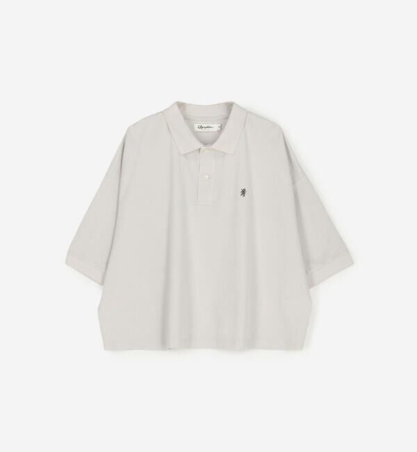 GYMPHLEX「Gymphlex | ハイゲージ鹿の子 ポロシャツ WOMEN」|ポロシャツ|OFFWHITE