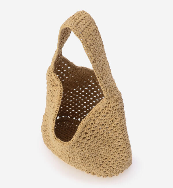  「INDIA INDUSTRY | ペーパーラフィア ショルダーバッグ WOMEN」|ショルダー・メッセンジャー|