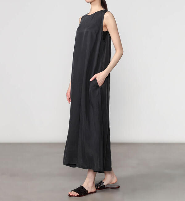 LE GLAZIK「LE GLAZIK | キュプラ ノースリーブワンピース WOMEN」|ワンピース|