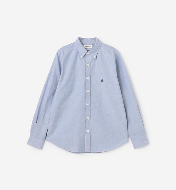  「Gymphlex | 長袖ボタンダウンシャツ SOLID WOMEN」|シャツ・ブラウス|