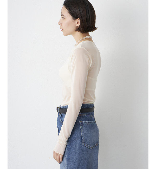  「【NICENICE MOMENT】MESH LS SHELL」|インナー|