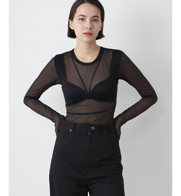  「【NICENICE MOMENT】MESH LS SHELL」|インナー|