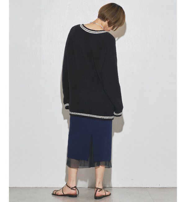 GEMINI「【GEMINI】ニットレイヤードスカート」|スカート|