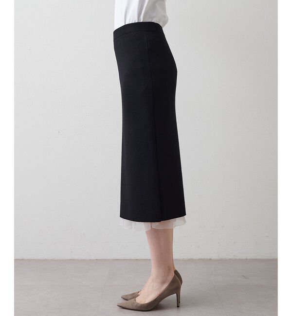 GEMINI「【GEMINI】ニットレイヤードスカート」|スカート|