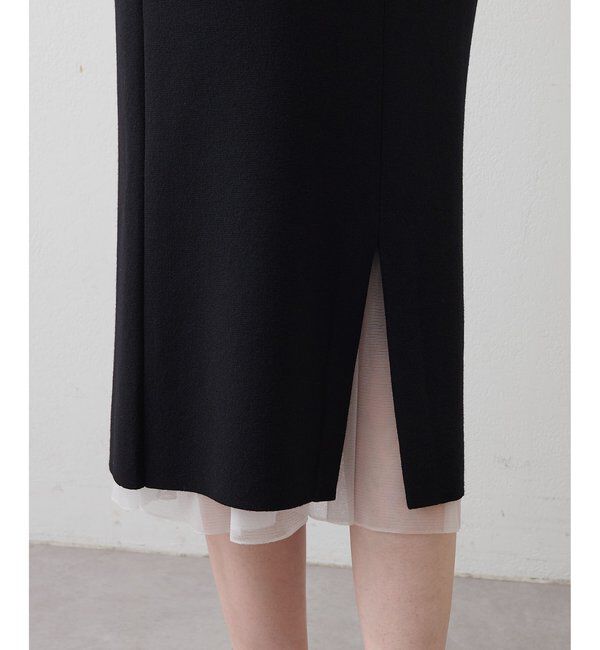 GEMINI「【GEMINI】ニットレイヤードスカート」|スカート|