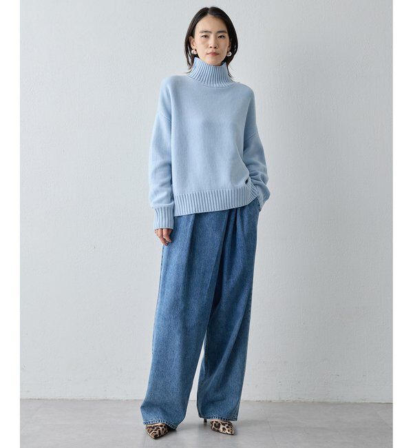 Drawing Numbers「【Drawing Numbers】接結ルーズタートルニット」|ニット・セーター|