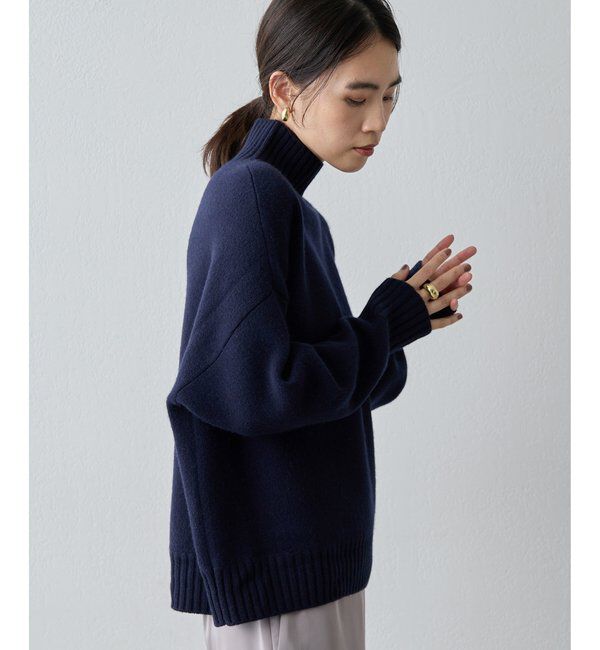 Drawing Numbers「【Drawing Numbers】接結ルーズタートルニット」|ニット・セーター|