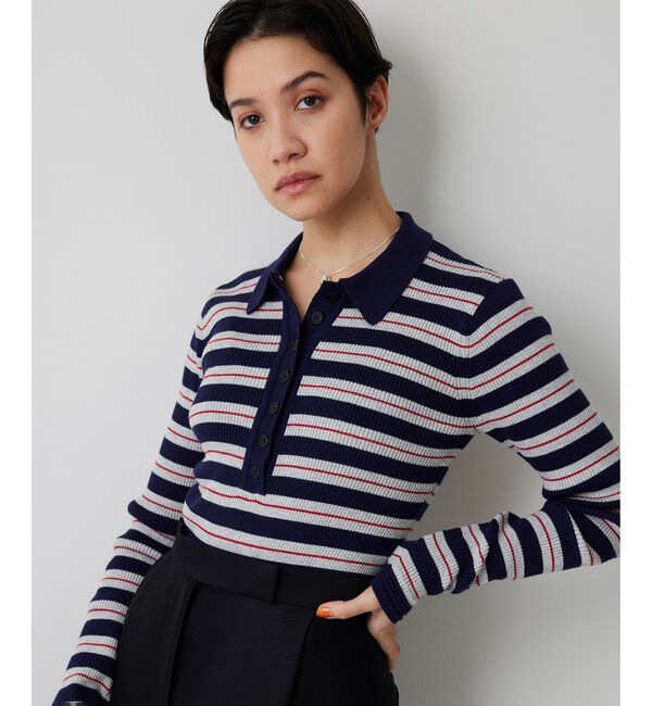  「ニットポロボディスーツ」|ニット・セーター|