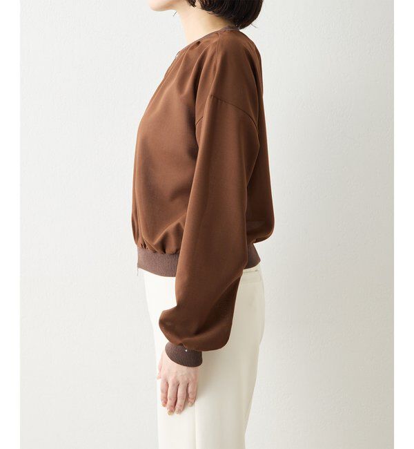 Drawing Numbers「【Drawing Numbers】ボイルZIPブルゾン」|シャツ・ブラウス|