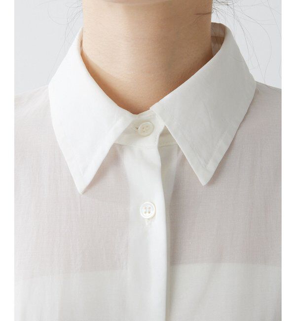 Drawing Numbers「【Drawing Numbers】コットンシースルーブラウス」|シャツ・ブラウス|