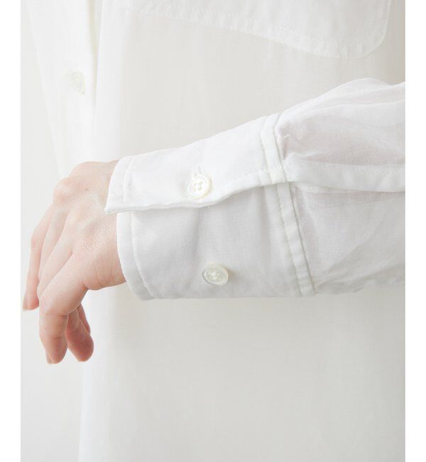 Drawing Numbers「【Drawing Numbers】コットンシースルーブラウス」|シャツ・ブラウス|