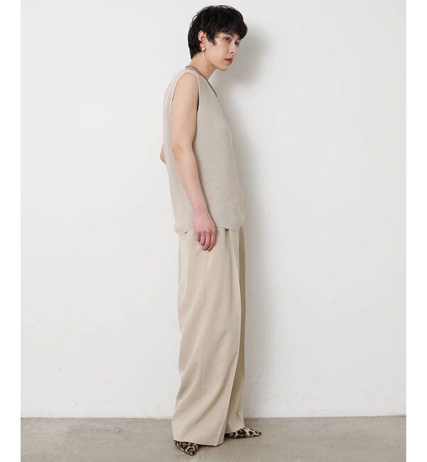  「ペーパーノースリーブニット」|ニット・セーター|